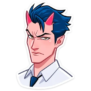 😠 emoji Дьявол (@TgSticker) Telegram sticker 11 of 48