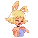 Sticker from Miss Bunny