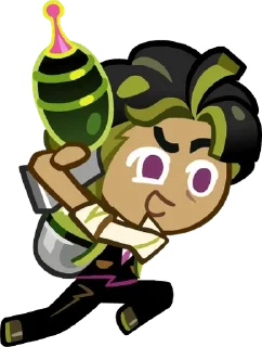 🌟 emoji Agent Olive Cookie Telegram sticker 17 of 80