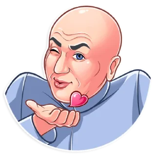 Sticker from Dr. Evil