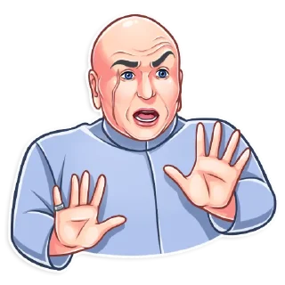Sticker from Dr. Evil