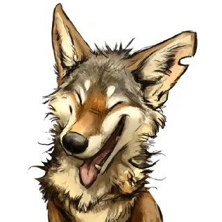 😝 emoji wolf Telegram sticker 19 of 21