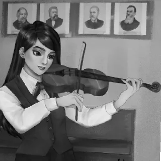 🎶 emoji Поля Telegram sticker 22 of 33