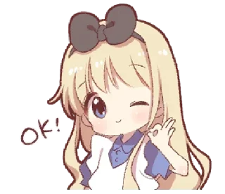 👌 emoji Alice @anime_sticks Telegram sticker 23 of 24