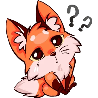 🫤 emoji Fox Telegram sticker 13 of 43