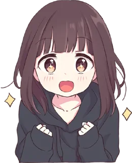 🤩 emoji Kurumi Chan Pt.1 @jp_stickers Telegram sticker 14 of 40