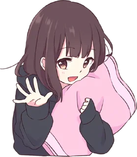 😪 emoji Kurumi Chan Pt.1 @jp_stickers Telegram sticker 16 of 40