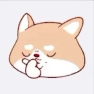 🌟 emoji smug shiba from DC:;@blisterrr Telegram sticker 8 of 15