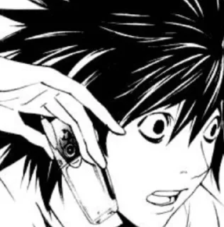 😱 emoji Death note- Тетрадь смерти Telegram sticker 17 of 56
