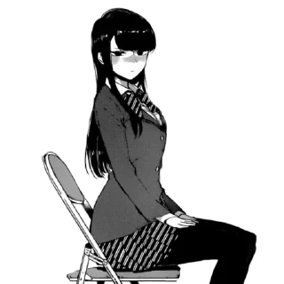 🤭 emoji komi-san Telegram sticker 7 of 26