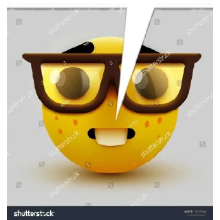 🤓 emoji Ты говоришь, что... Telegram sticker 1 of 44