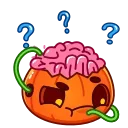 🤔 emoji Mamkin Pumpkin Telegram sticker 7 of 17