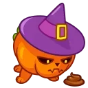 💩 emoji Pumpkin Cat Telegram sticker 14 of 20