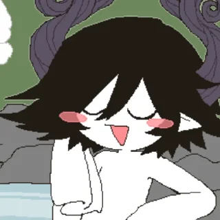 🔮 emoji 𝘴𝘢𝘵𝘢𝘯𝘪𝘤𝘬 ⁰¹  @okegomstickerss Telegram sticker 17 of 120