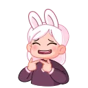 😄 emoji chpic.su • @Premium_Stikers | Мичико Telegram sticker 18 of 52