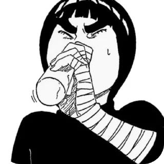 👍 emoji rock lee by @melini1 Telegram sticker 6 of 73