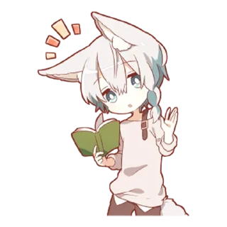 📚 emoji Зайчик-кун @tg_sticks Telegram sticker 14 of 36