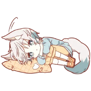 😔 emoji Зайчик-кун @tg_sticks Telegram sticker 7 of 36