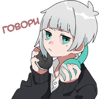 🙊 emoji Мио кун @tg_sticks Telegram sticker 8 of 21