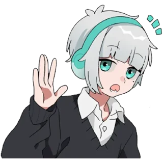 👋 emoji Мио кун @tg_sticks Telegram sticker 18 of 21