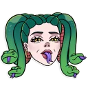 😛 emoji Medusa Telegram sticker 22 of 35