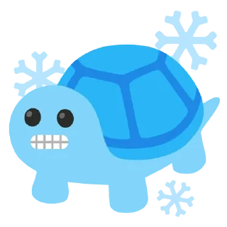 🥶 emoji live love laugh turtle Telegram sticker 8 of 51