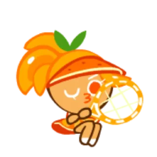 🍊 emoji Orange Cookie! Telegram sticker 15 of 57
