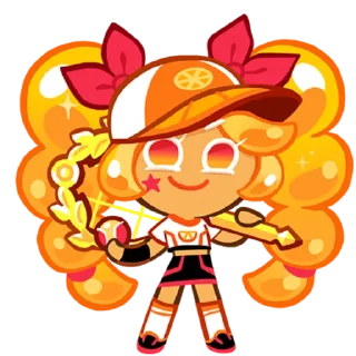 🍊 emoji Orange Cookie! Telegram sticker 10 of 57