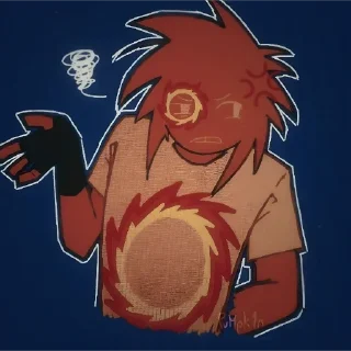 🌞 emoji Fire Ring Let him go @Serebrealstik ( @Darkhote ) Telegram sticker 9 of 30