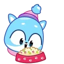 🥗 emoji Ледяной Кот от @TgSticker Telegram sticker 7 of 20