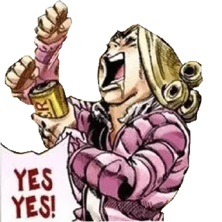 🍺 emoji JoJo Telegram sticker 18 of 26