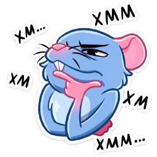 🤔 emoji Мистер крыс Telegram sticker 15 of 48