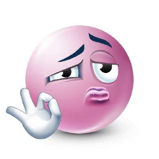 🌟 emoji Pink emoji face Telegram sticker 6 of 16