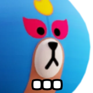 😐 emoji El brown Telegram sticker 15 of 50