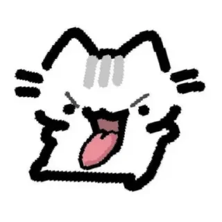 🤪 emoji Mem cat Telegram sticker 5 of 106