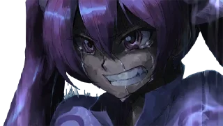 🤬 emoji Akame ga kill! (main) Telegram sticker 20 of 44