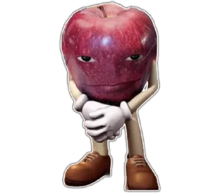 🍎 emoji Pinterest Meme Telegram sticker 5 of 120