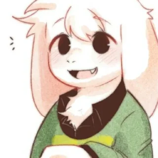 💚 emoji 𝙰𝚣𝚛𝚒𝚎𝙻  𝚋𝚢 : @stickers_undertale Telegram sticker 13 of 26