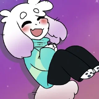 💛 emoji 𝙰𝚣𝚛𝚒𝚎𝙻  𝚋𝚢 : @stickers_undertale Telegram sticker 22 of 26