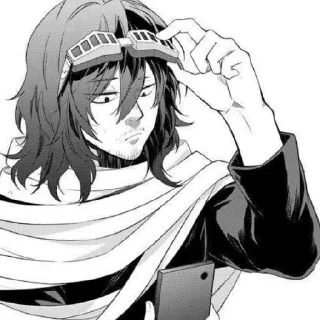 👤 emoji Aizawa Shota. Telegram sticker 12 of 35