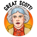 😲 emoji Back to the Future Telegram sticker 24 of 30