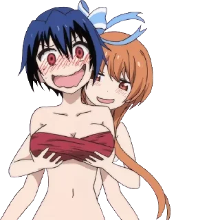 😈 emoji shy anime pack Telegram sticker 17 of 37