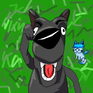 🤪 emoji Никс по имени гав Telegram sticker 13 of 36