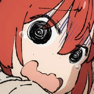 😵‍💫 emoji Kita Ikuyo Telegram sticker 22 of 36
