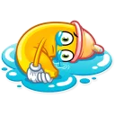 😭 emoji Lovely Banana Telegram sticker 16 of 25