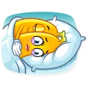 😳 emoji Lovely Banana Telegram sticker 20 of 25