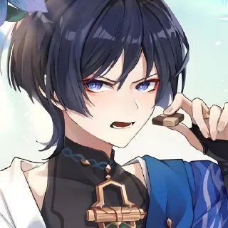 😠 emoji скарамучча. Telegram sticker 21 of 45