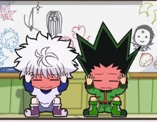 🐱 emoji Gon x killua (by @TailzT) Telegram sticker 16 of 25