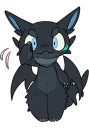 🤝 emoji Black Shark Dragon Gau-Gau (@n_chronos) Telegram sticker 16 of 40