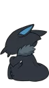 😞 emoji Black Shark Dragon Gau-Gau (@n_chronos) Telegram sticker 11 of 40